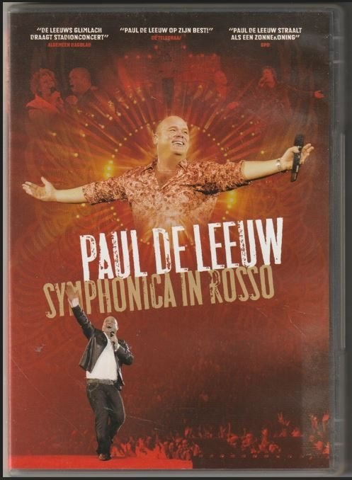 Paul de Leeuw - Symphonica In Rosso - DVD, Alle leeftijden, Ophalen of Verzenden, Gebruikt, Concert