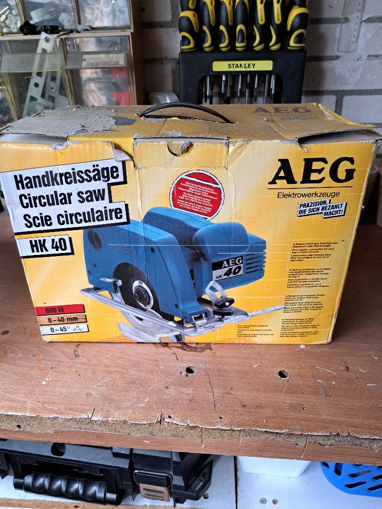 AEG HK40 Cirkelzaag, AEG, Gebruikt, Cirkelzaag, 600 tot 1200 watt