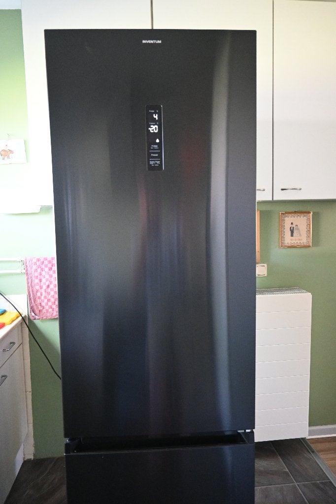 Te koop vrijstaande koelvriescombinatie Inventum KV2010B, Ophalen, 200 liter of meer, 60 cm of meer, Met aparte vriezer