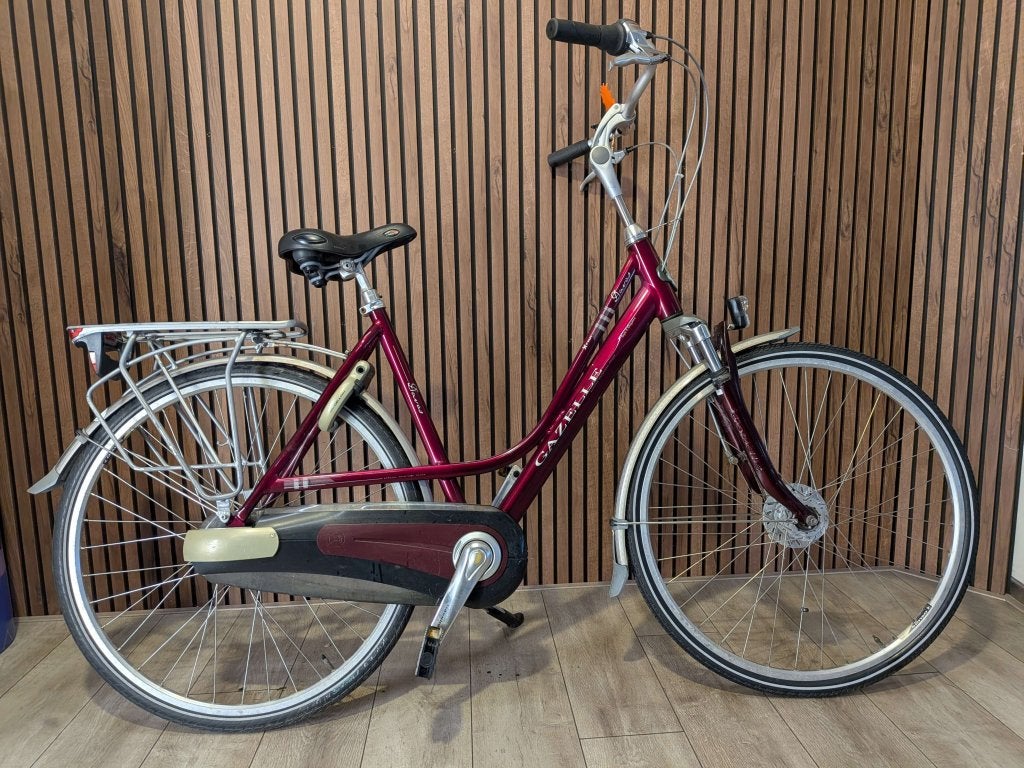 Gazelle Davos 28 inch Damesfiets framehoogte 54cm, Fietsen en Brommers, Fietsen | Dames | Damesfietsen, Gebruikt, Gazelle, (Extra) lage instap