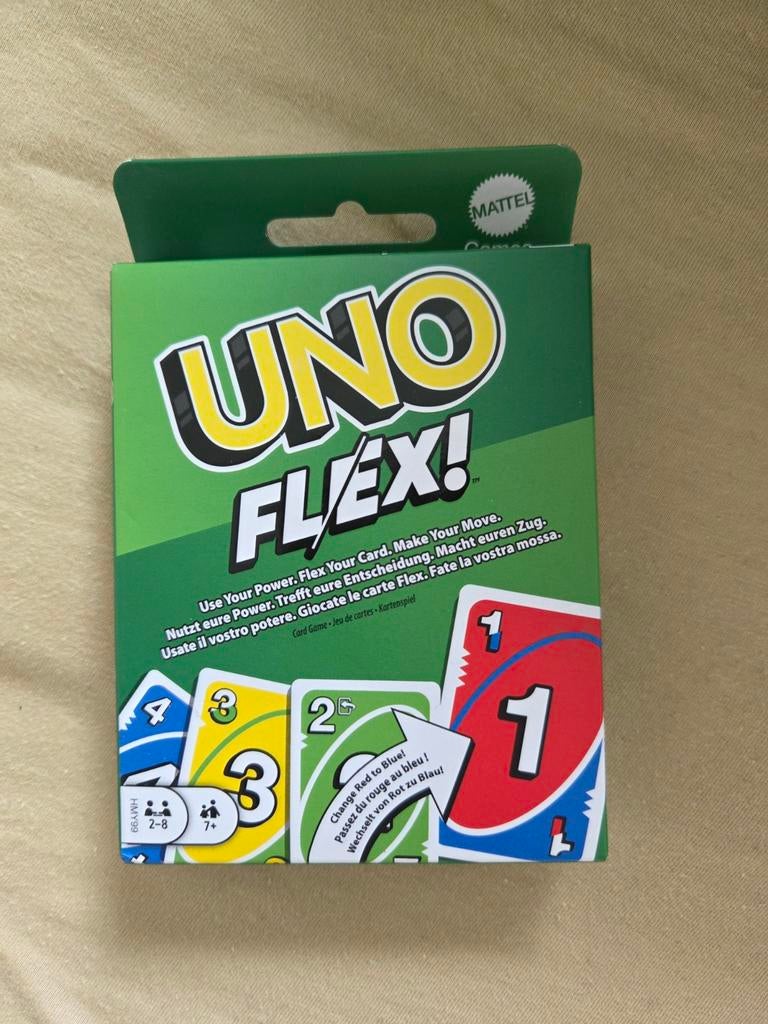 UNO flex kaartspel, Hobby en Vrije tijd, Gezelschapsspellen | Kaartspellen, Vijf spelers of meer, Ophalen of Verzenden, Nieuw