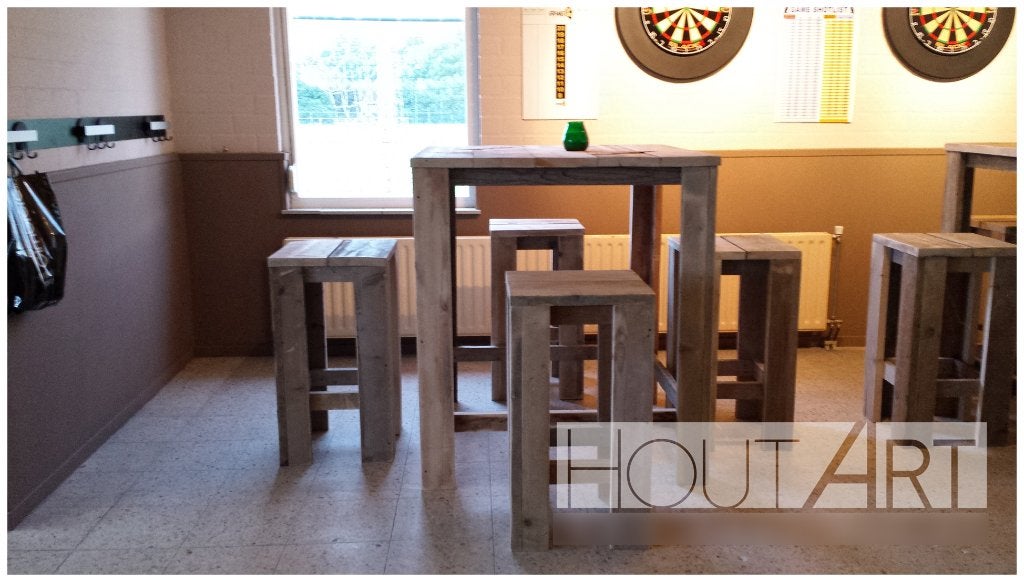 Luxe Bartafel van steigerhout!, Info@hout-art.nl, Nieuw, Ophalen of Verzenden, Hoeves 3 in Schijndel