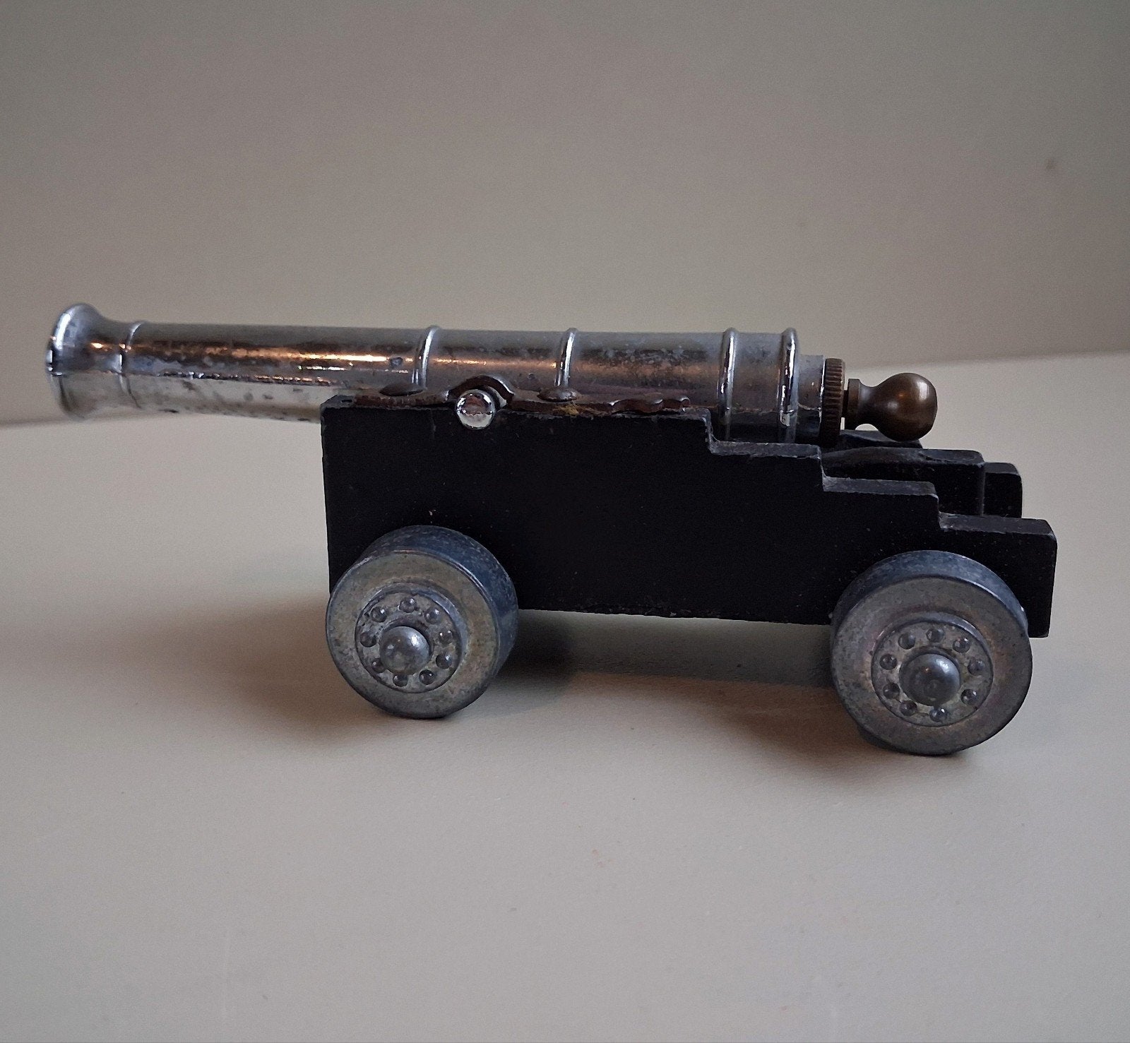 Miniatuur Kanon, kan klappertjes afschieten, Antiek en Kunst, Ophalen of Verzenden