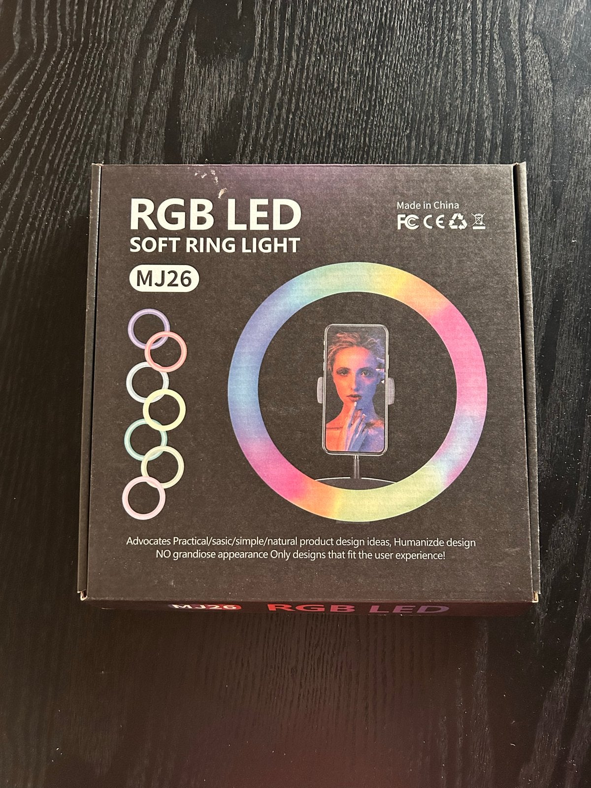 RGB LED Soft Ring Light MJ26, Overige merken, Belichting, Ophalen of Verzenden, Nieuw