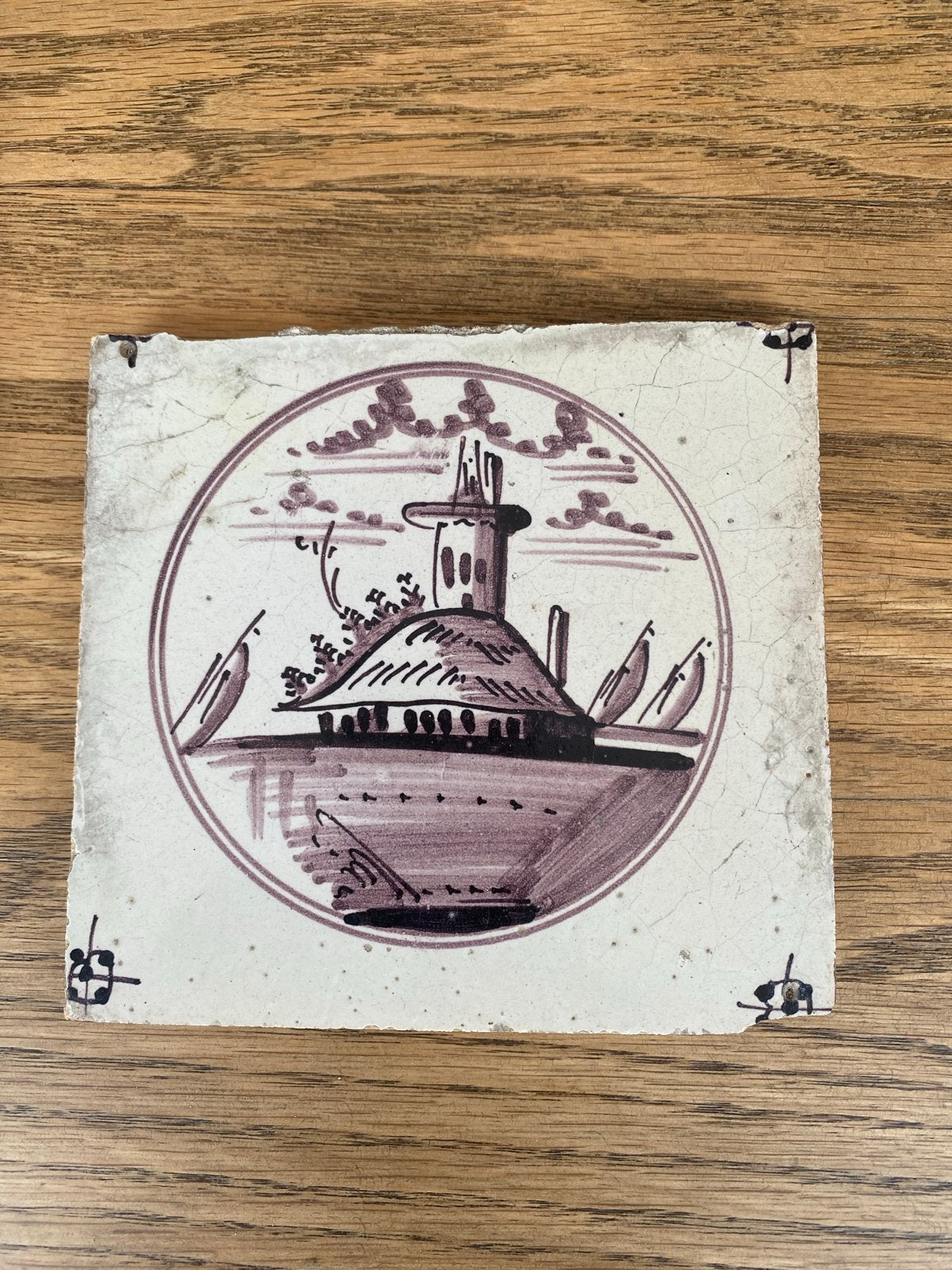 Antieke tegels 13x13 cm, waarschijnlijk 18e eeuw, Ophalen of Verzenden