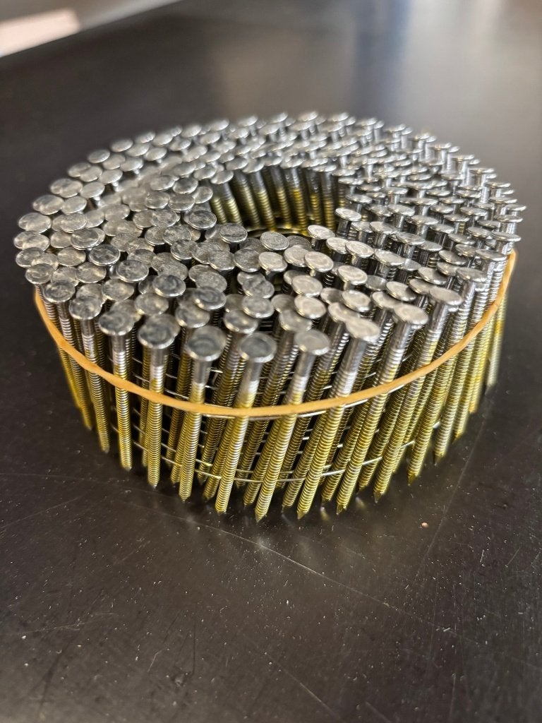 1 rol RVS Coilnagels / Spoelnagels 2.5 x 50, 50 tot 100 mm, Tackerstore, Ophalen of Verzenden, Spijkers