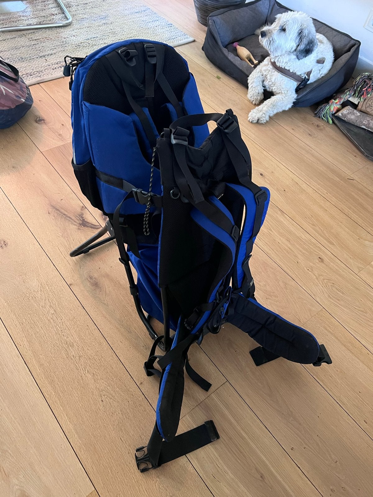 Active Leisure rugdrager - Blauw - Zo goed als nieuw, Kinderen en Baby's, Overige merken, Achter de Houttuinen 34 4331 NJ Middelburg