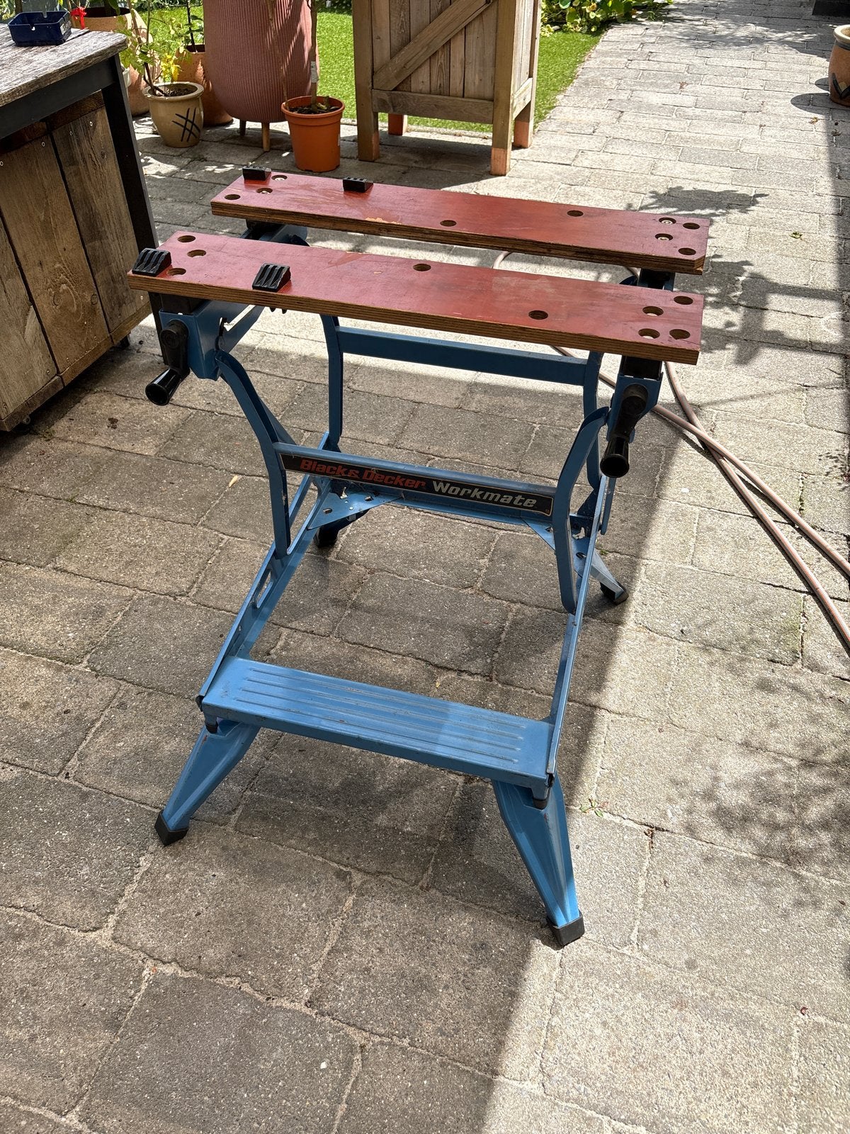 Black & Decker Workmate werkbank - Gebruikt, goede staat, Doe-het-zelf en Verbouw, Ophalen, Gebruikt, 70 tot 120 cm, Inklapbaar