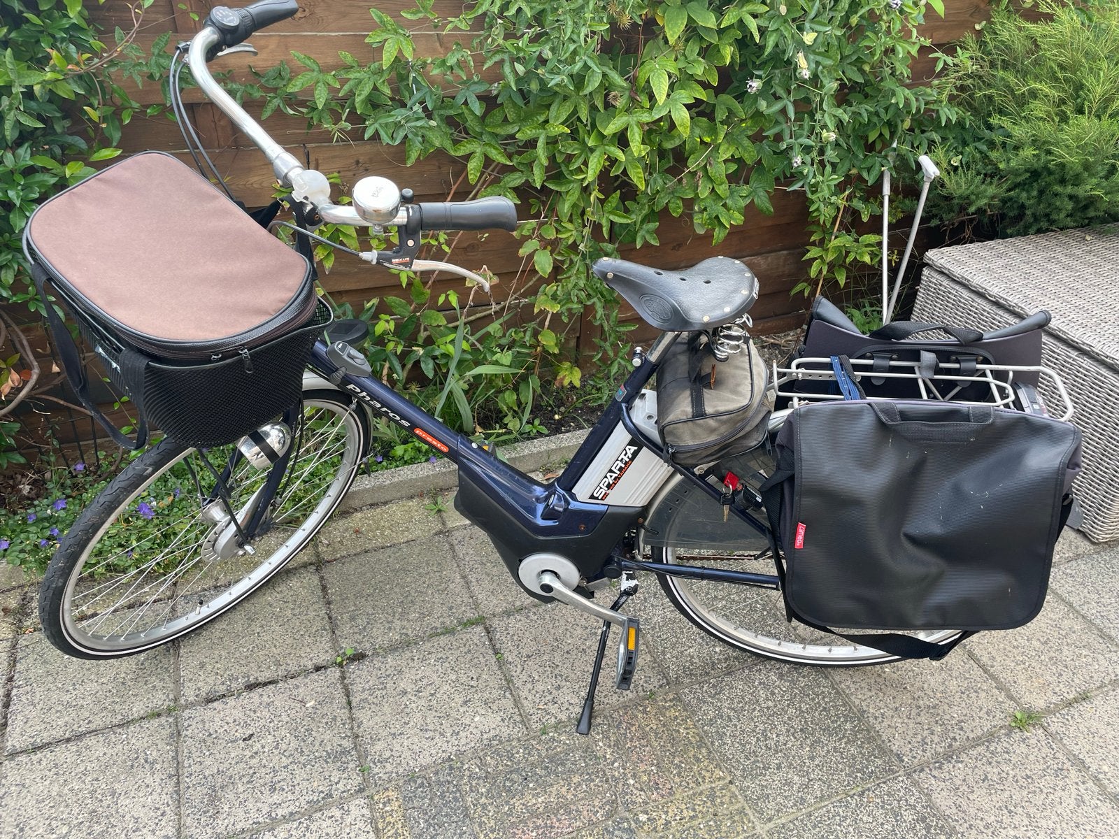 Sparta Pharos E-bike met lage instap en versnellingen, Ophalen, Terugtraprem, Sparta, 50 tot 53 cm