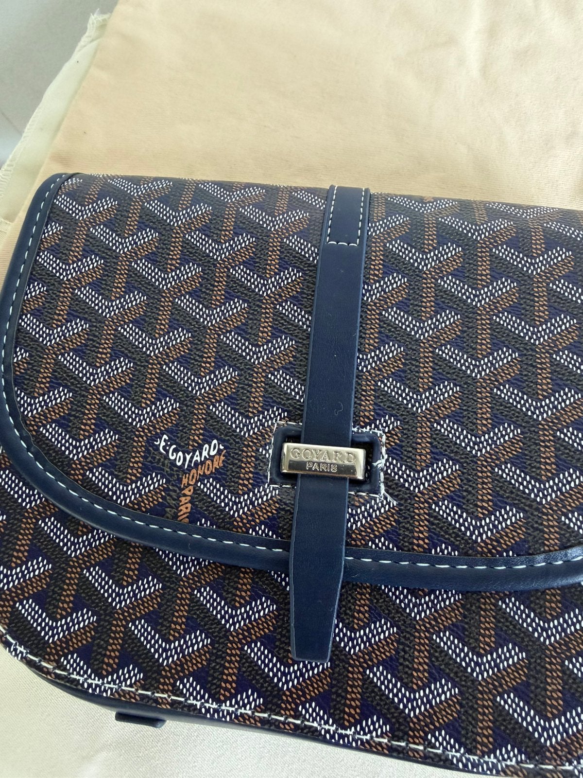 Goyard Bag - Blauw - Nieuw, Ophalen of Verzenden, Zo goed als nieuw