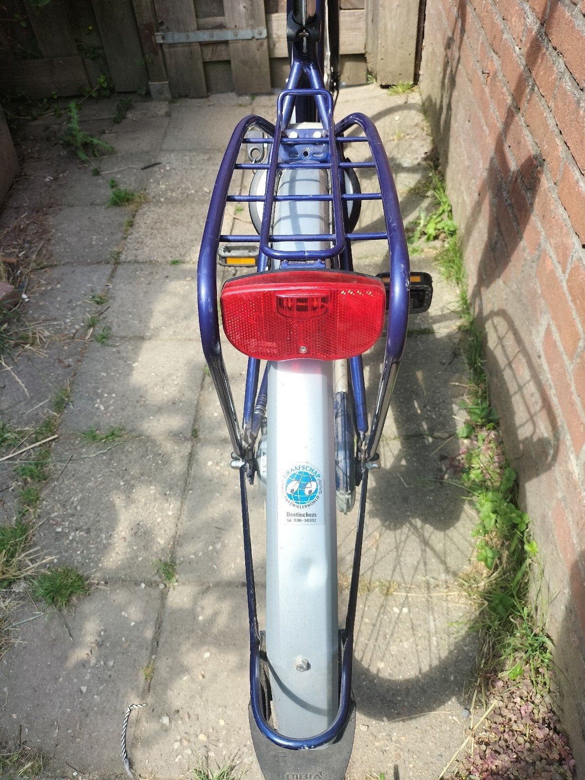 damesfiets, Ophalen