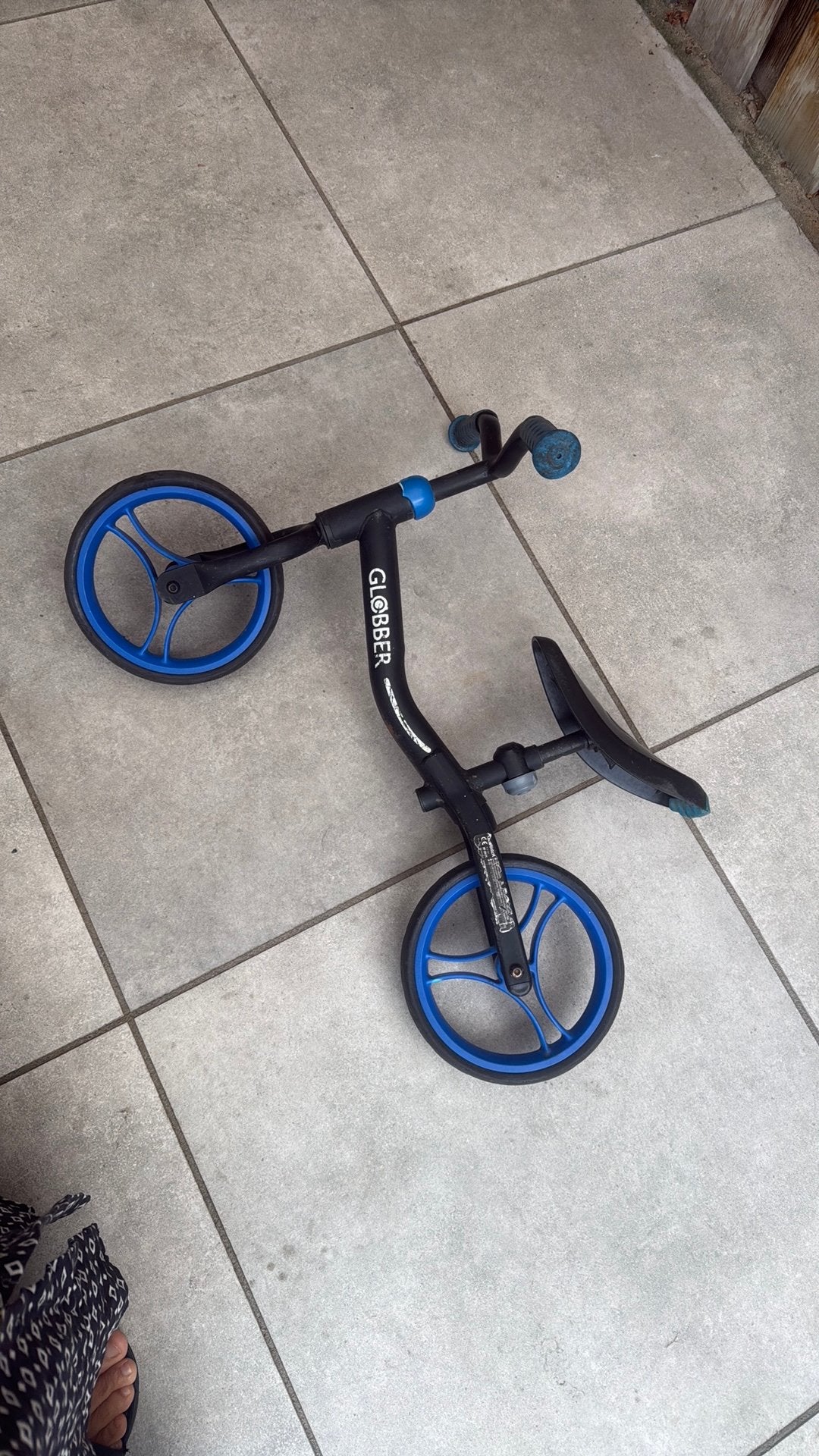 Loopfiets, Ophalen, Zo goed als nieuw