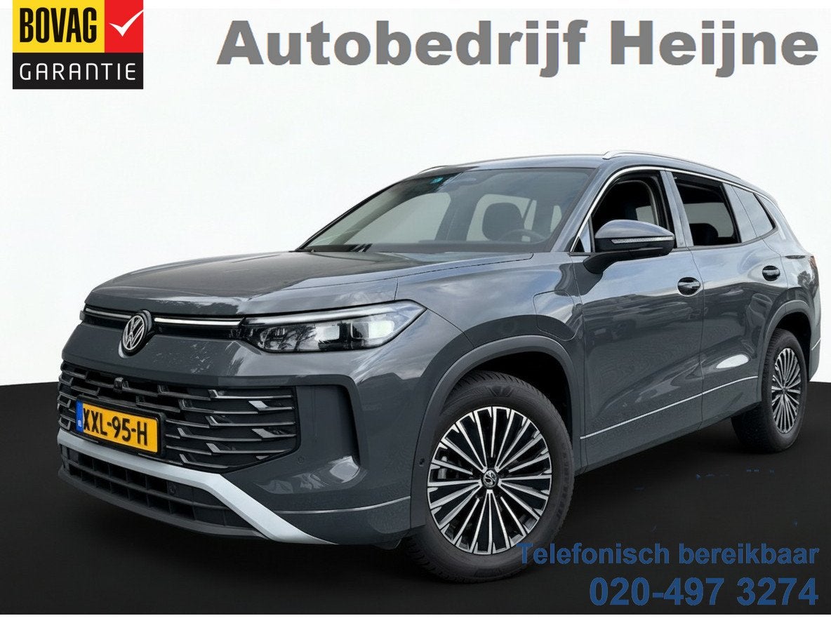 Volkswagen Tayron 1.5 TSI eHybrid 204PK DSG HYBRID ELEGANCE, Auto's, 4 cilinders, Leder en Stof, Bedrijf, Automatische klimaatregeling