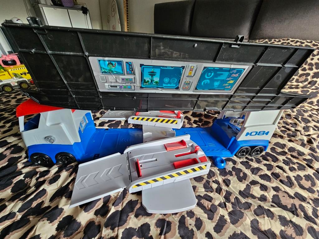 Paw patrol bus auto's draak en toebehoren, Ophalen of Verzenden, Zo goed als nieuw