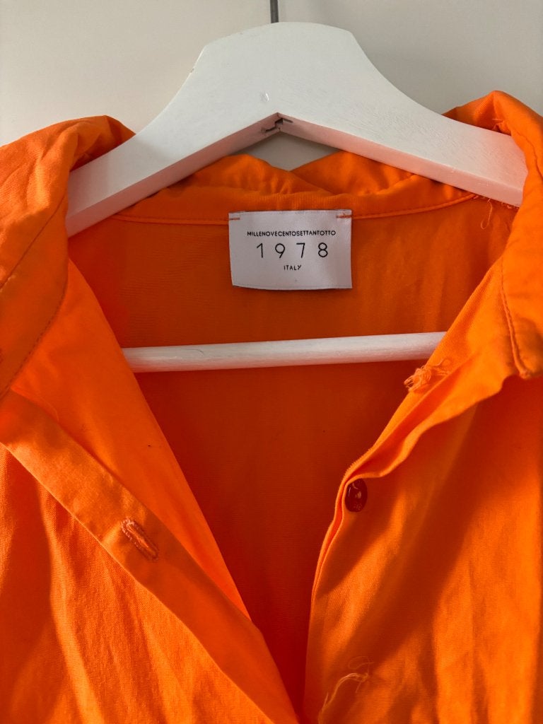 1978 millenovecentosettantotto jurk maat XL 40/42, Verzenden, Maat 42/44 (L), Oranje, Zo goed als nieuw