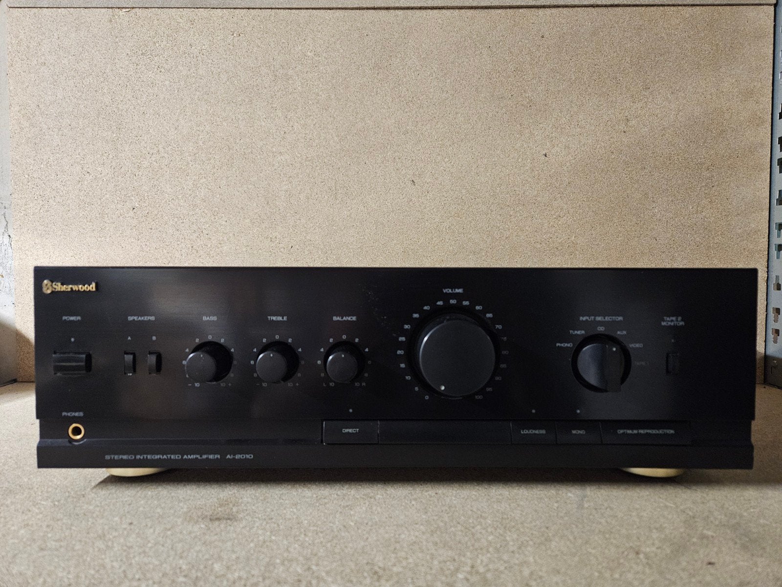 SHERWOOD A-S3 Vintage versterker, Zo goed als nieuw, 60 tot 120 watt, Stereo, Ophalen