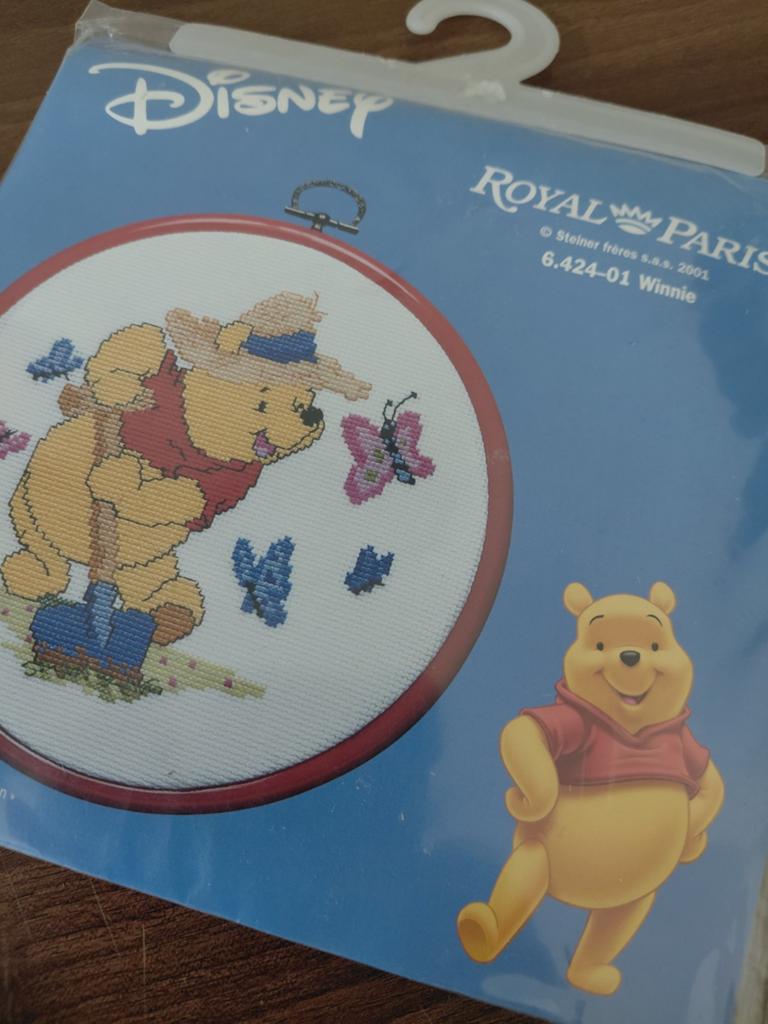 Disney Winnie de Poeh Borduurpakket - Royal Paris, Ophalen of Verzenden, Nieuw, Borduurpakket