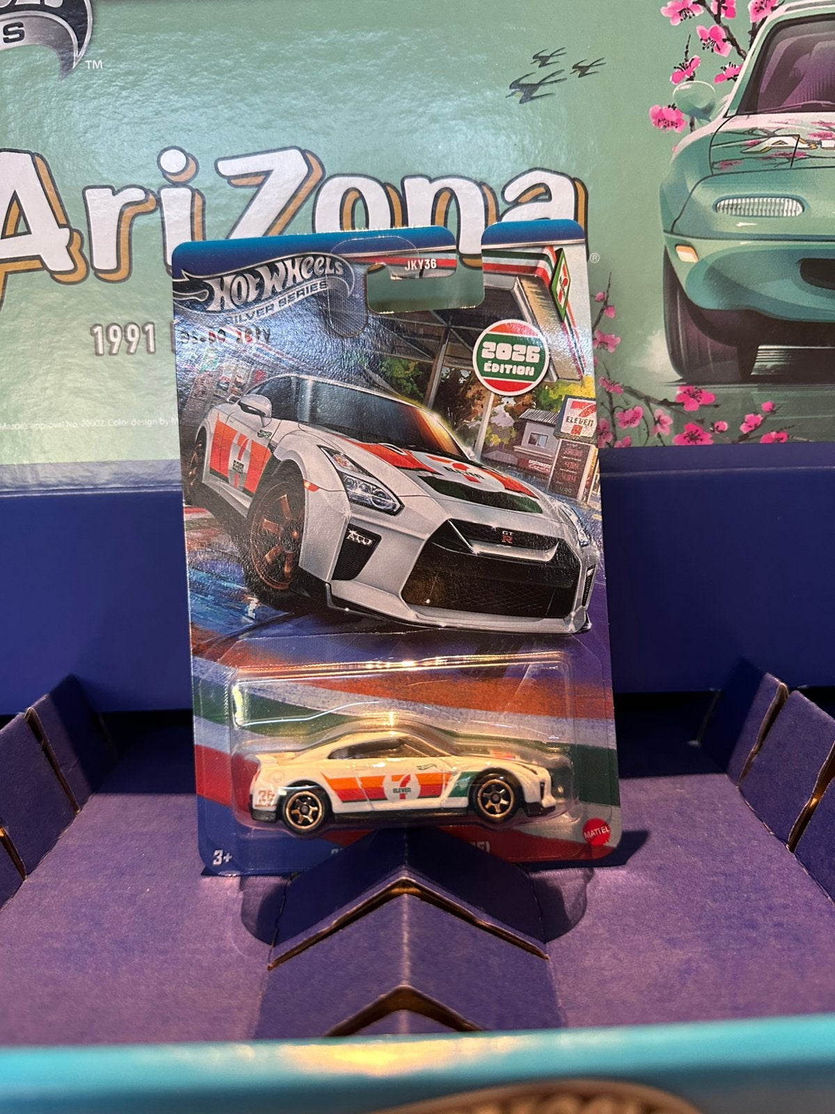 Hotwheels Nissan GTR R-35 7-11 Edition, Ophalen of Verzenden, Nieuw, Auto