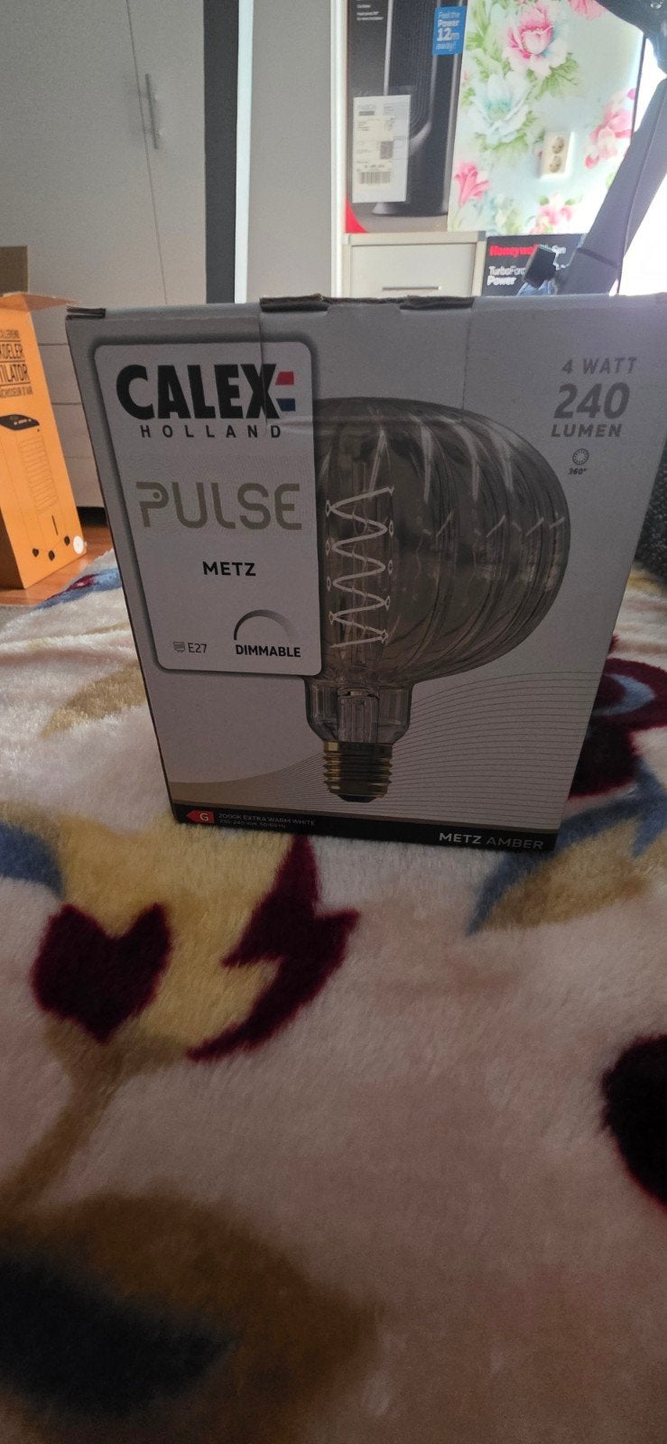 Calex Pulse Metz LED lamp E27 4W 240lm dimbaar, Ophalen of Verzenden