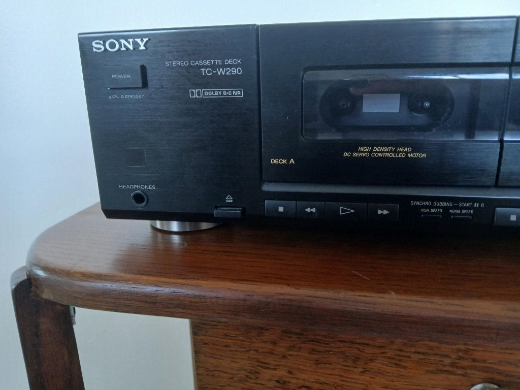 Sony Dubbel Cassettedeck TC-W290, Ophalen of Verzenden, Dubbel, Sony, Auto-reverse