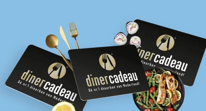 *** Diner cadeaubon van € 130,- voor maar € 100,- ***, Tickets en Kaartjes, Kortingen en Cadeaubonnen, Drie personen of meer, Overige soorten