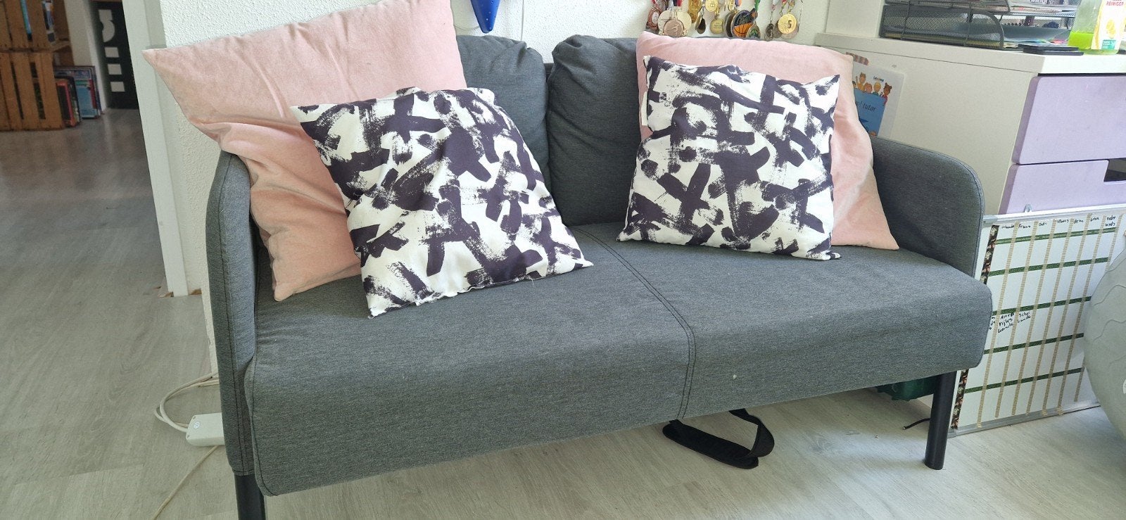 IKEA GLÖSTAD 2-persoonsbank - Zo goed als nieuw, Ophalen, Minder dan 75 cm, Tweepersoons, Zo goed als nieuw