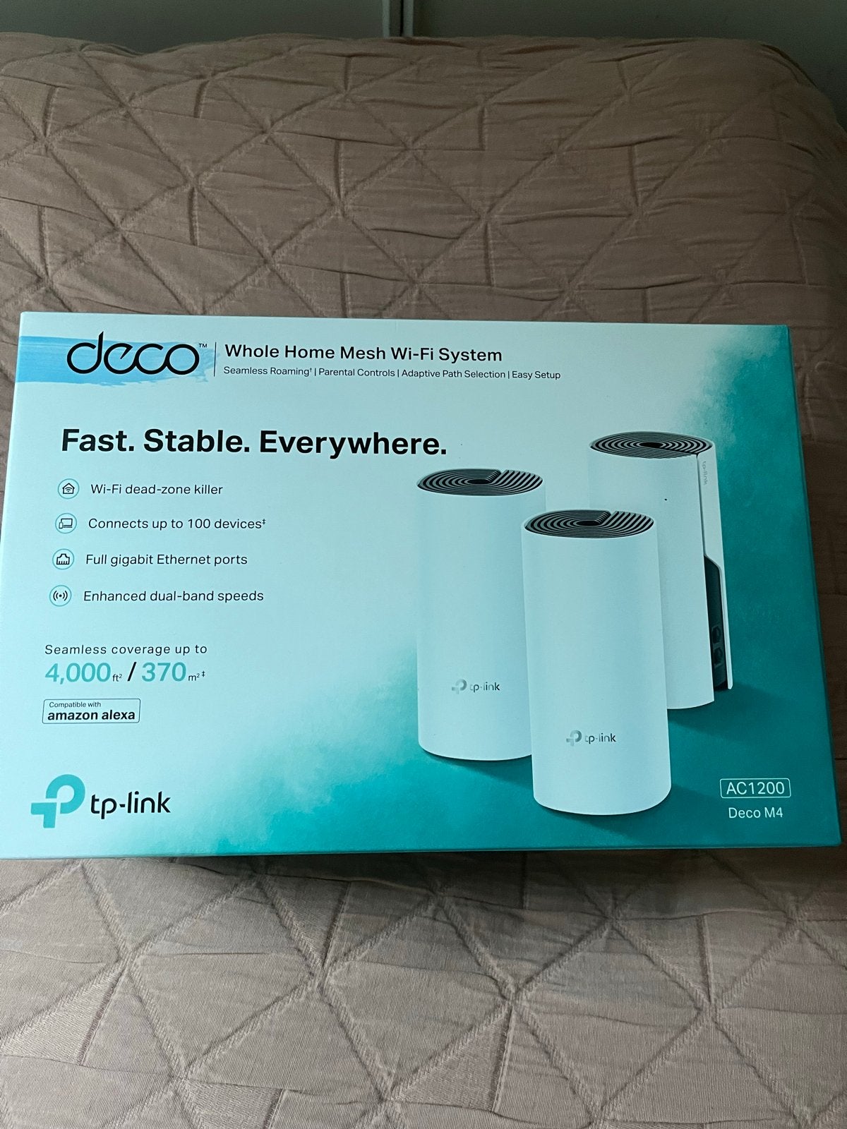 TP-Link Deco M4 AC1200 Whole Home Mesh Wi-Fi Systeem, Ophalen, Gebruikt, Router