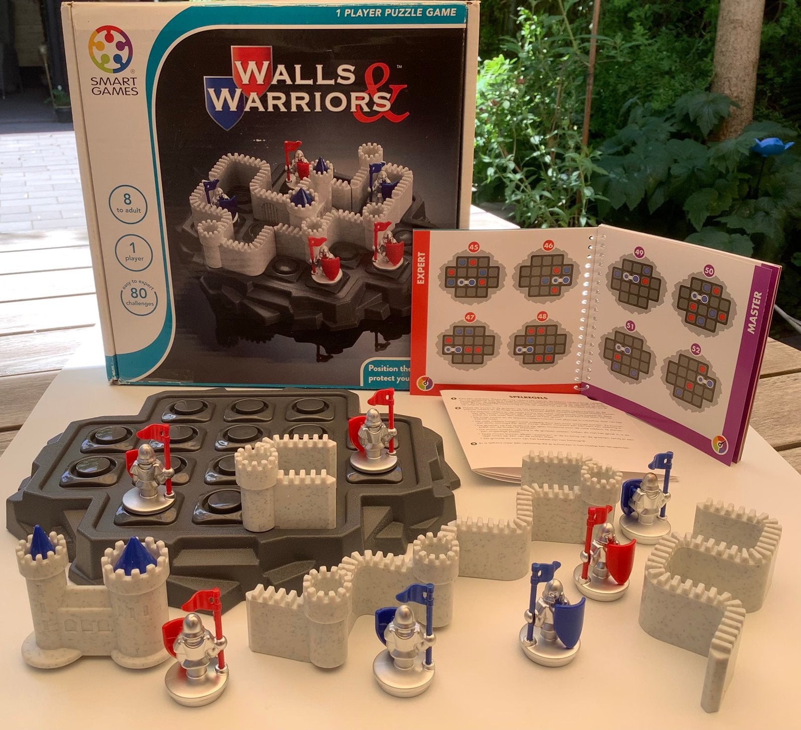 SmartGames - Walls & Warriors - 80 opdrachten ZGAN!, Ophalen, Zo goed als nieuw