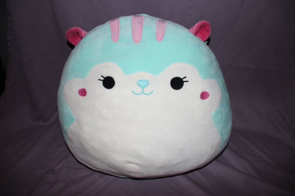 Grote Squishmallow eekhoorn - 40cm knuffel pluche, Overige karakters, Overige typen, Ophalen of Verzenden, Middelgroot (20 tot 80 cm)