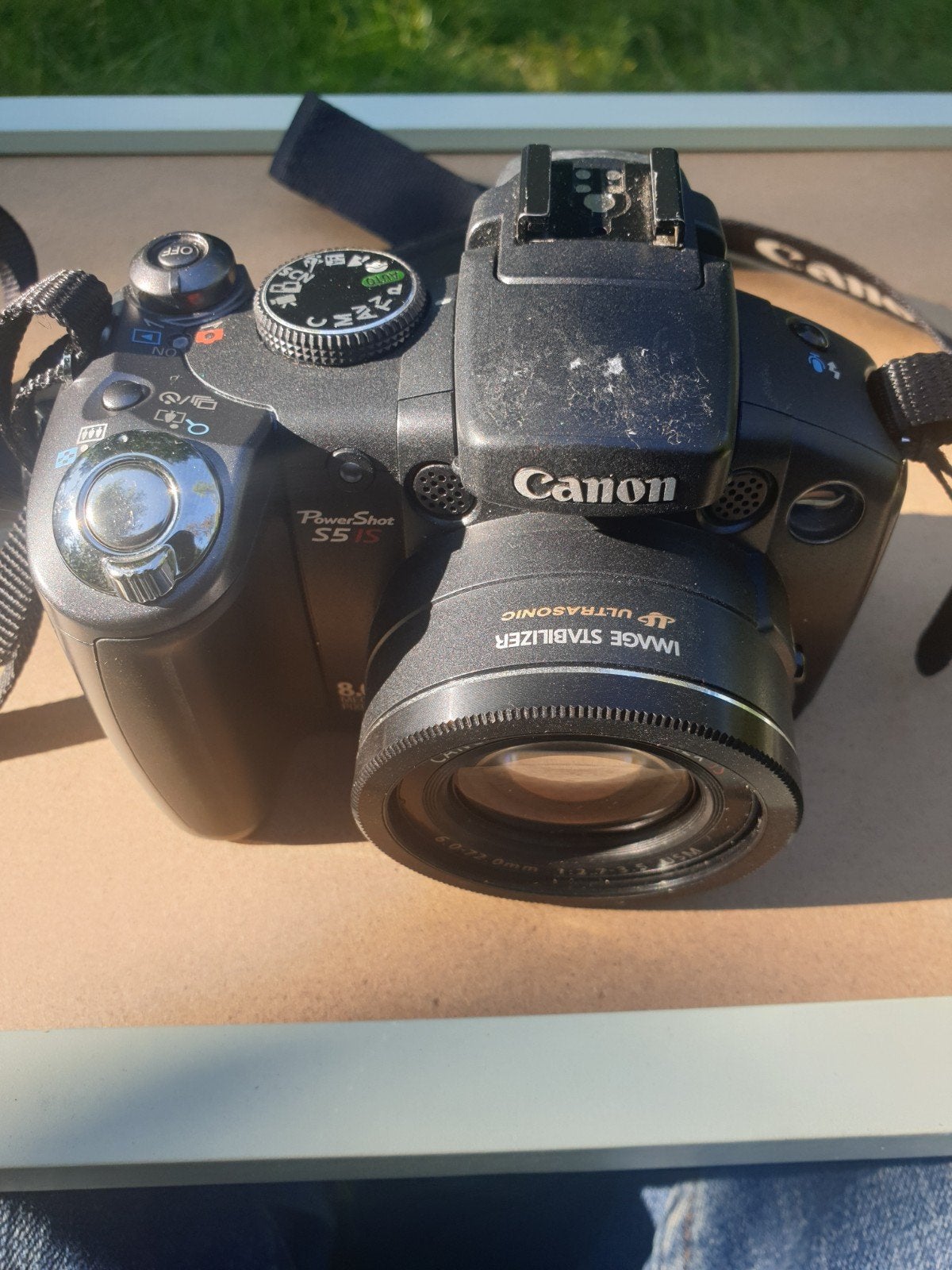 Canon PowerShot S5 IS Bridgecamera - 8.0 MP, 12x Zoom, Audio, Tv en Foto, Fotocamera's Digitaal, Gebruikt, Canon, Ophalen of Verzenden