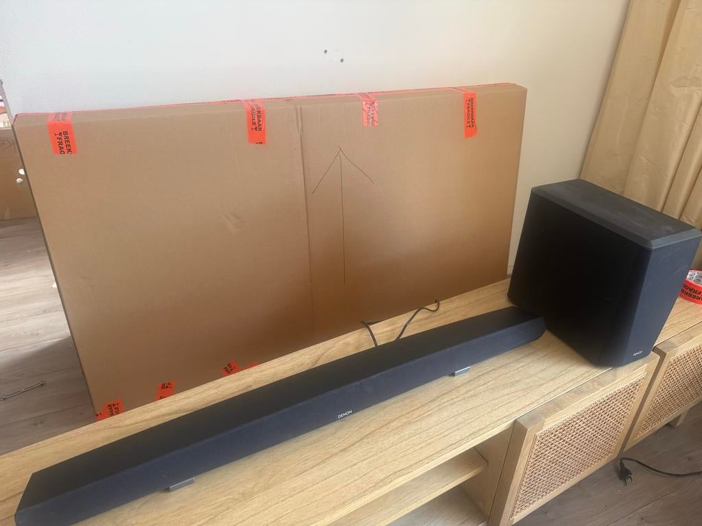 Denon DHT S516 H Soundbar met Subwoofer - Zo goed als nieuw, Audio, Tv en Foto, Soundbars, Zo goed als nieuw, Met externe subwoofer
