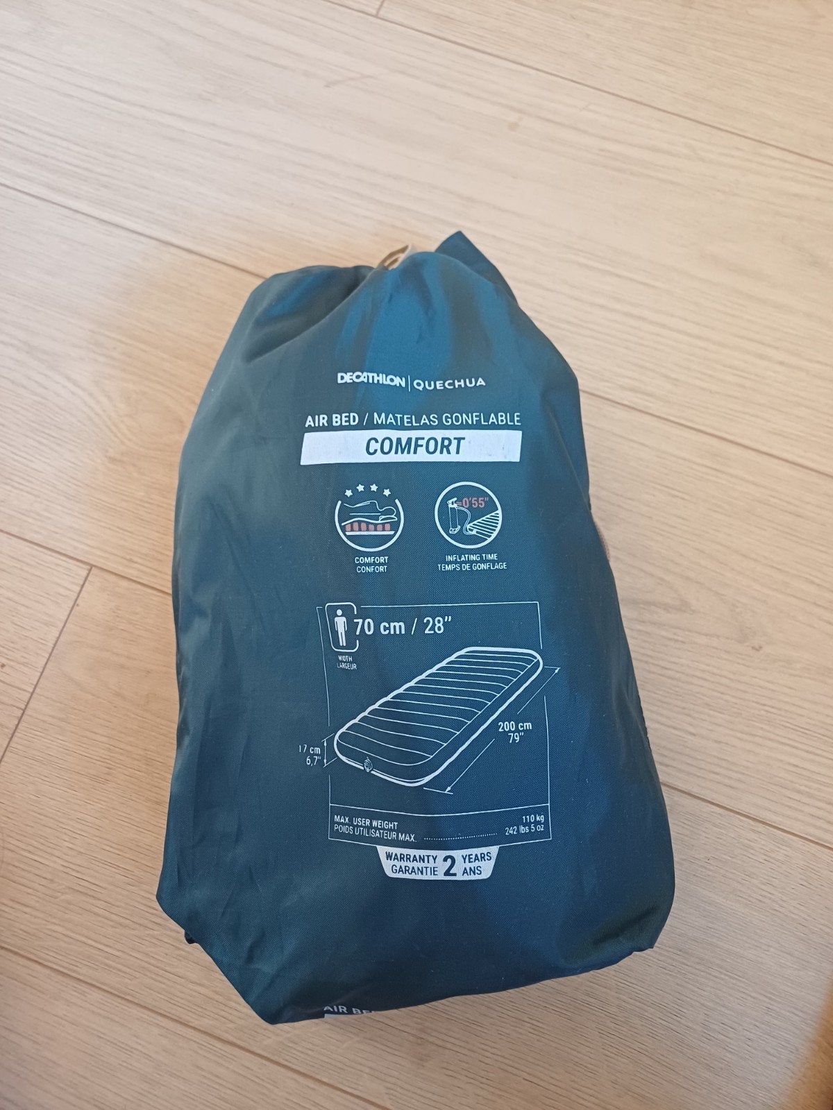 Decathlon Quechua 1-persoons luchtbed - Comfort, Ophalen