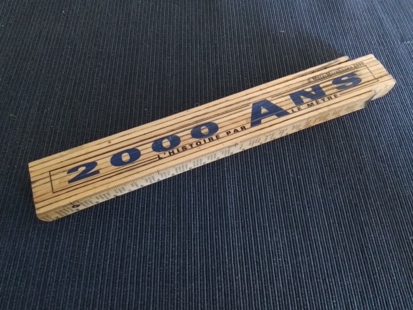MEET STOK FRANSE  HISTORIE 2000 JAAR METEN 2000 ANS  2 METER, Doe-het-zelf en Verbouw, Gereedschap | Handgereedschap, Ophalen of Verzenden