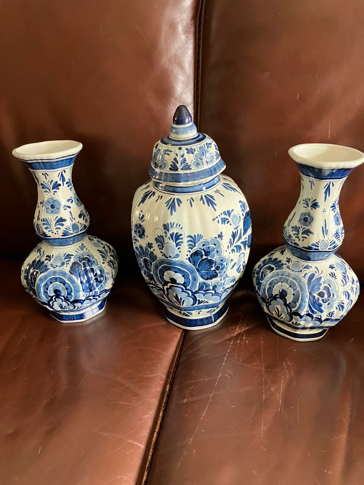 Delfts Blauw kasrstel, Antiek en Kunst, Ophalen