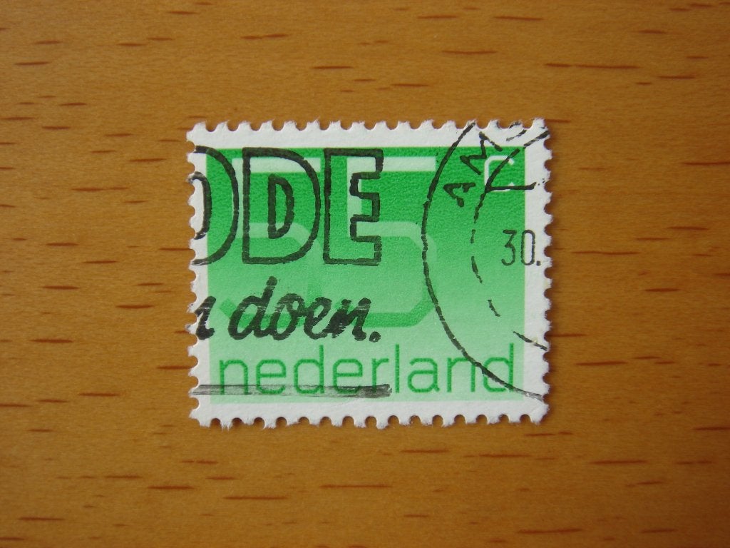 Cijfer type Crouwel 1x - NVPH 1114 - waarde 55 cent, Ophalen of Verzenden, Na 1940, Gestempeld