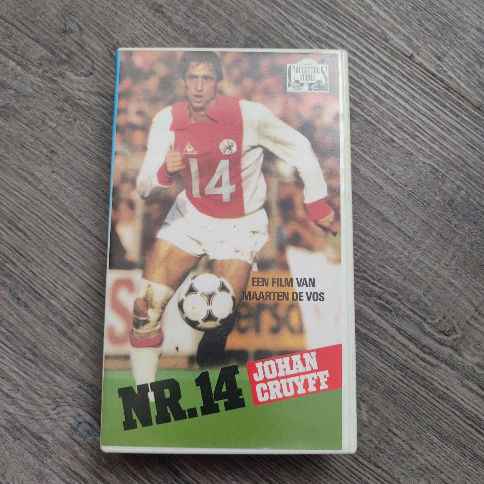 Videoband: Nr.14 Johan Cruijff, Alle leeftijden, Ophalen, Stand-up of Theatershow