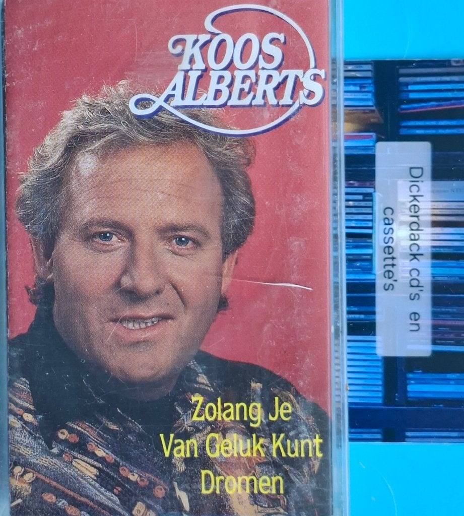 Koos Alberts; Zolang je van geluk kunt dromen (NL, 1991), Gebruikt, 1 bandje, Ophalen of Verzenden, Origineel