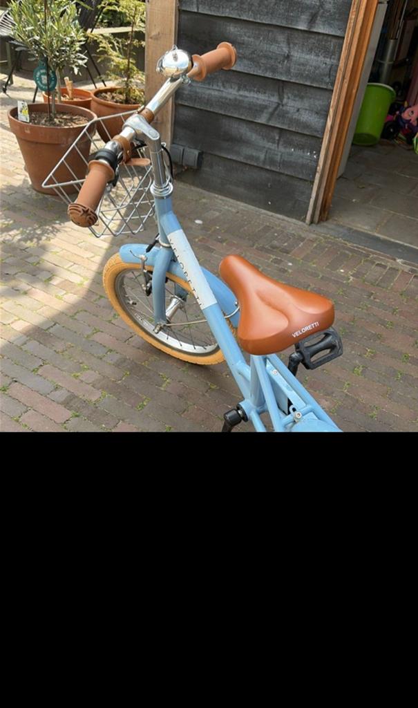 Veloretti kinderfiets 16 inch - Zo goed als nieuw, Ophalen, Terugtraprem, 16 tot 20 inch, Veloretti