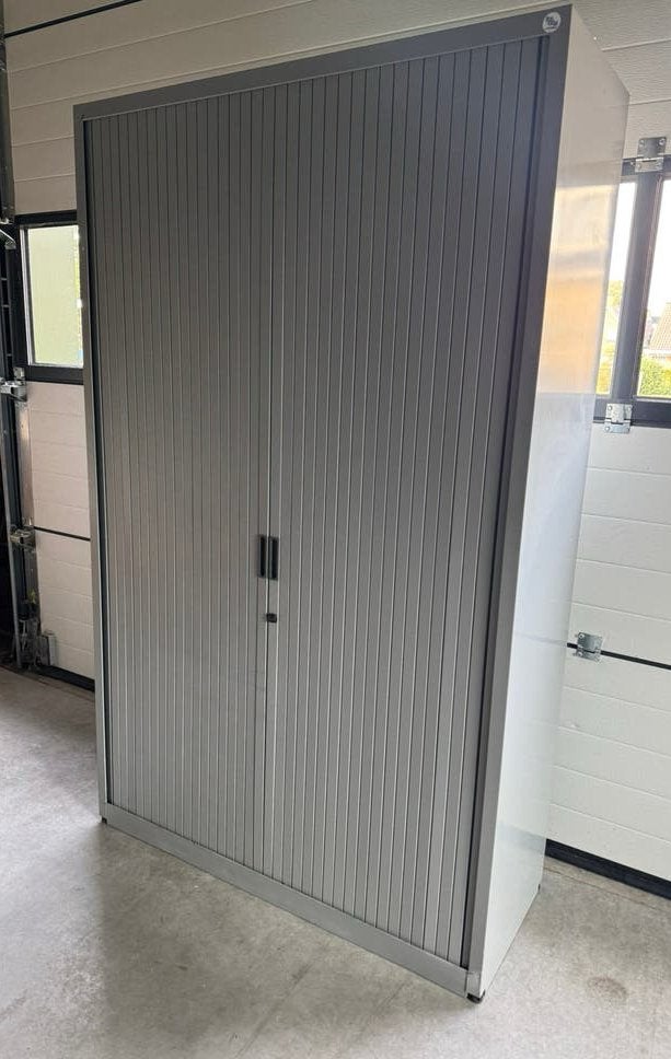 Roldeurkast, archiefkast, Huis en Inrichting, Ophalen, Gebruikt, 100 tot 150 cm, 150 tot 200 cm