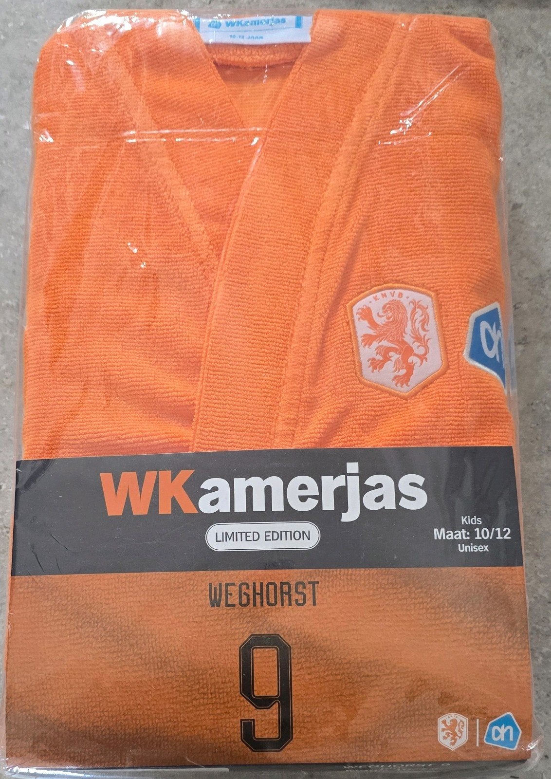 Wk kamerjas wk badjas weghorst oranje, Ophalen of Verzenden, Nieuw, Buitenlandse clubs, Shirt