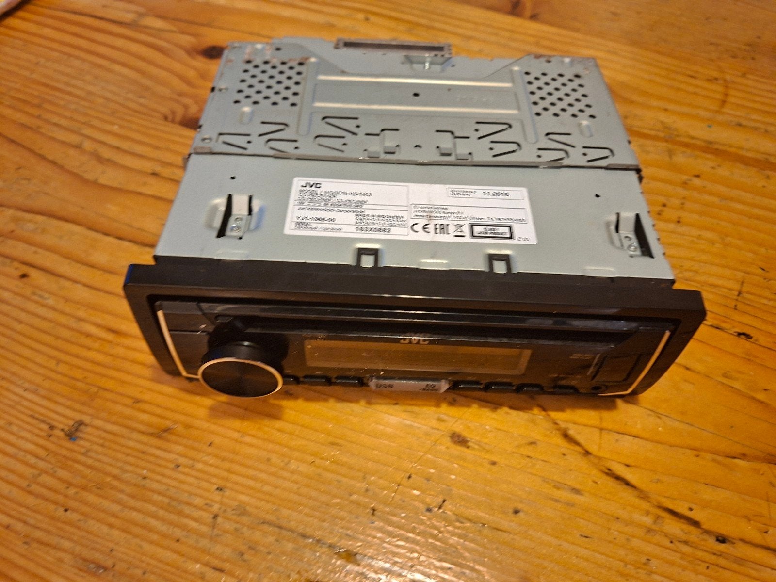 JVC KD-T402 Autoradio met USB en AUX, Ophalen of Verzenden, Gebruikt
