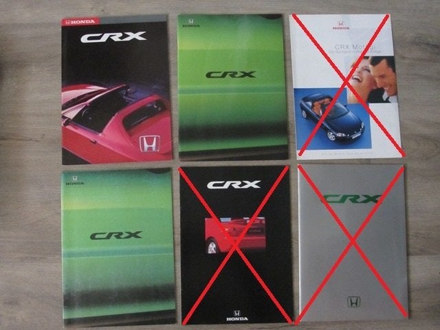 Honda CRX Del Sol Folders, Ophalen of Verzenden, Zo goed als nieuw, Honda, Honda