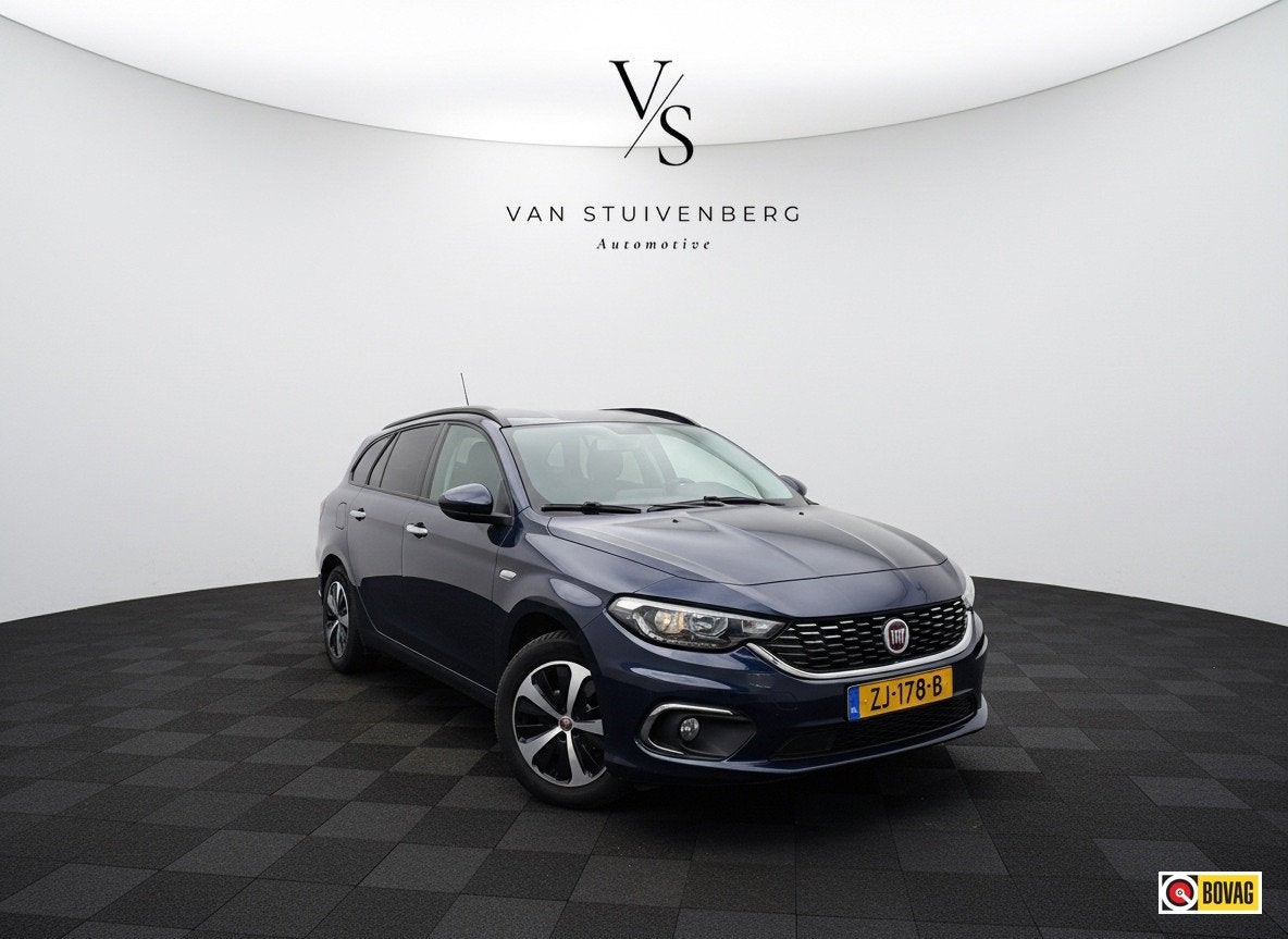 Fiat Tipo Stationwagon 1.6 16v Business Lusso CRUISE TREKHAA, Auto's, Gebruikt, 4 cilinders, Blauw, Tipo
