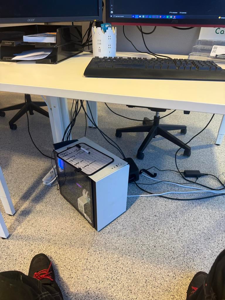 Kleine gaming pc 5700xt R5 3600, Ophalen, Gebruikt, HDD, Virtual Reality