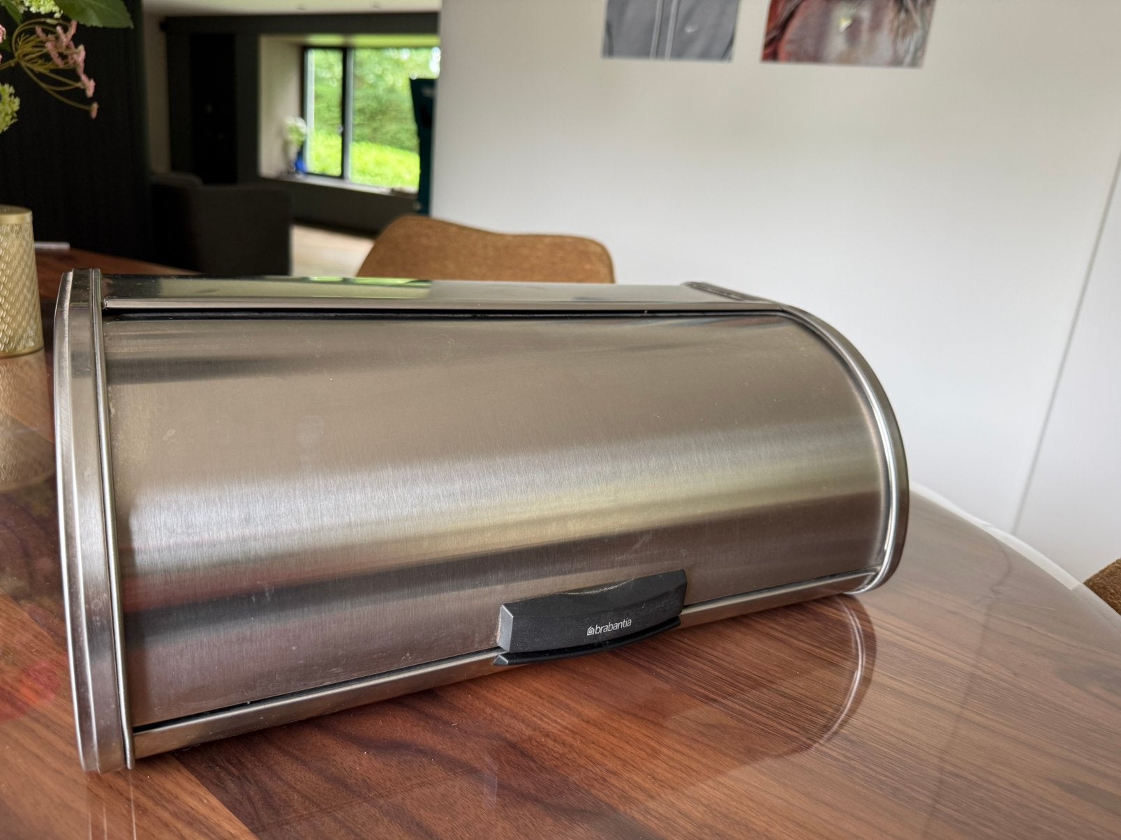 Brabantia Broodtrommel RVS - Stijlvol en Functioneel, Ophalen, Gebruikt, Zilver, Metaal