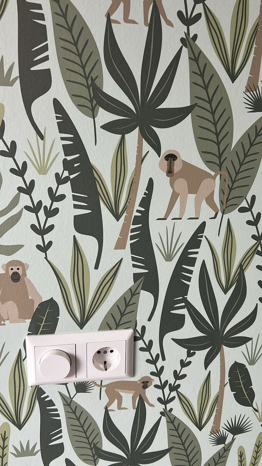 esta home behang apen jungle 139073, Ophalen of Verzenden, Groen