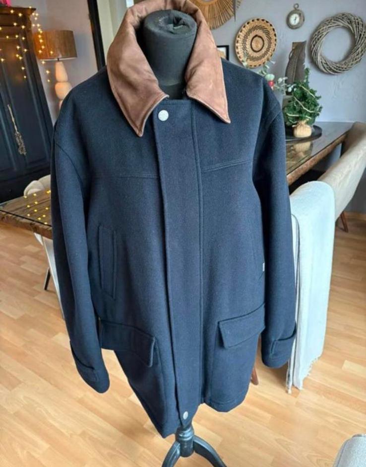 McGregor mooie heren winterjas 60% wol 10% kasjmier mt 50, Ophalen of Verzenden, Zo goed als nieuw, Maat 48/50 (M), Blauw