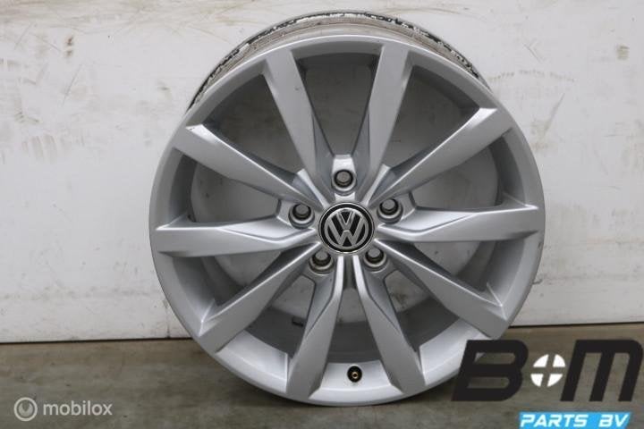 ORIGINEEL! 17 inch Dijon velgen VW Golf 7! 5G0601025BF, Auto-onderdelen, Gebruikt, Velg(en)