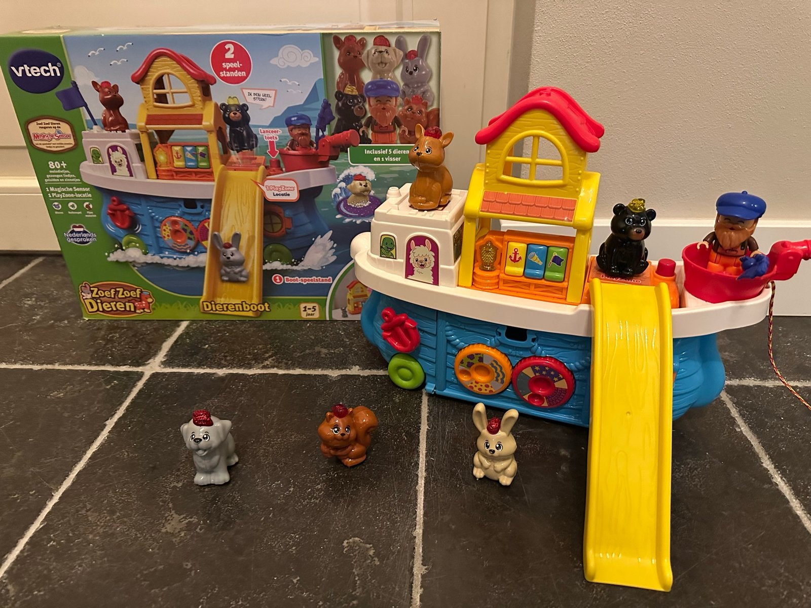 Vtech Zoef Zoef Dierenboot - Zo goed als nieuw, Ophalen of Verzenden, Zo goed als nieuw, Overige typen, Met licht