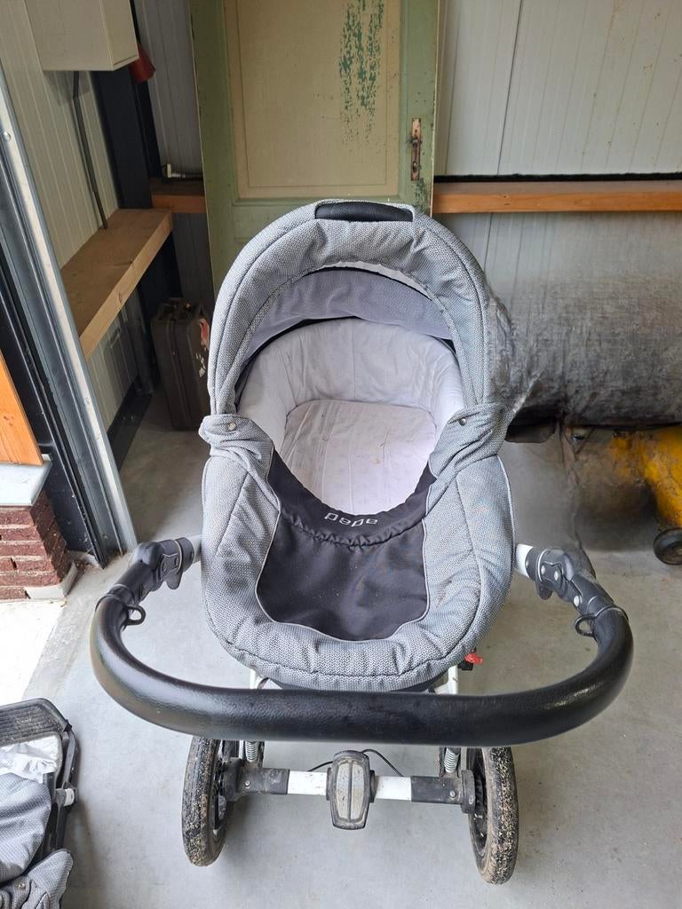 3 in 1 kinderwagen, Gebruikt, Combiwagen, Met reiswieg, Ophalen